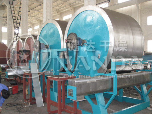 碳酸钙专用滚筒刮板干燥机