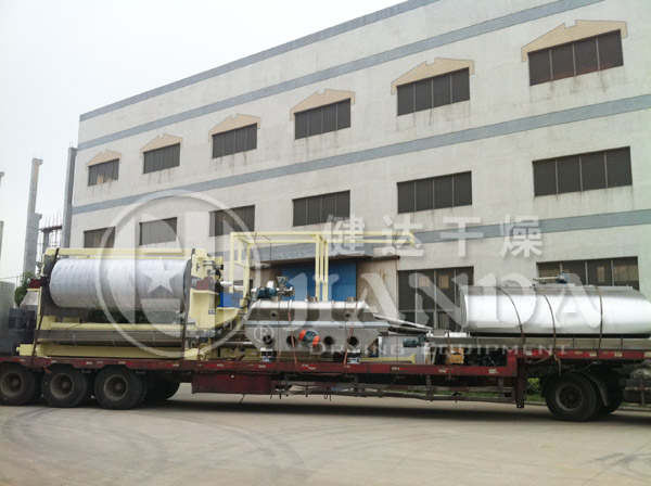 美国双滚筒刮板干燥机干燥工程