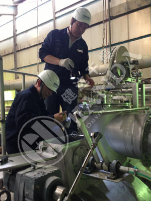 三菱双滚筒刮板干燥机应用工程