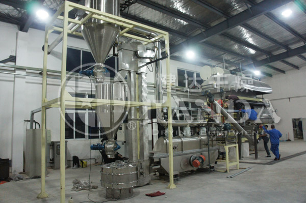 上海双滚筒刮板干燥机生产线