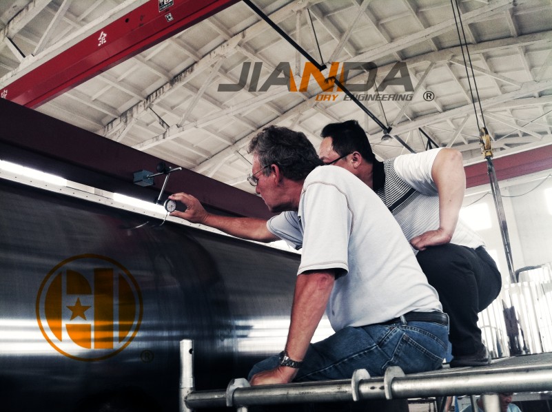 美国双滚筒刮板干燥机干燥工程